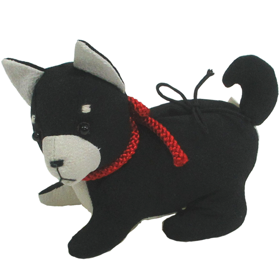お部屋用　匂い袋　「柴犬」　黒