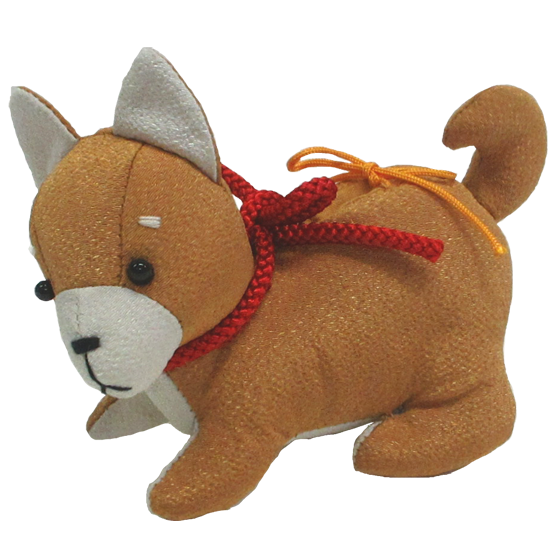 お部屋用　匂い袋　「柴犬」　茶